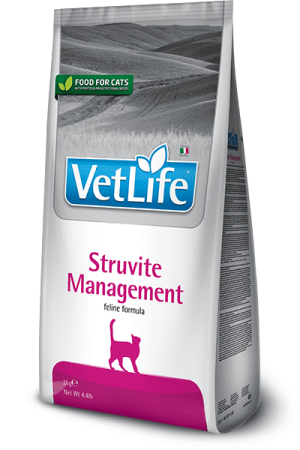 корм Vet Life Management Struvite 10 кг для кошек при рецидивах МКБ и идиопатич.цистите FARMIN 5360