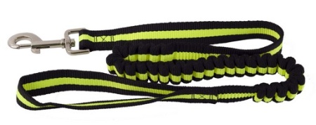 Поводок Каскад нейлон с буферной резинкой-амортизатор 25мм х90-120см.Зеленый 02225040-05